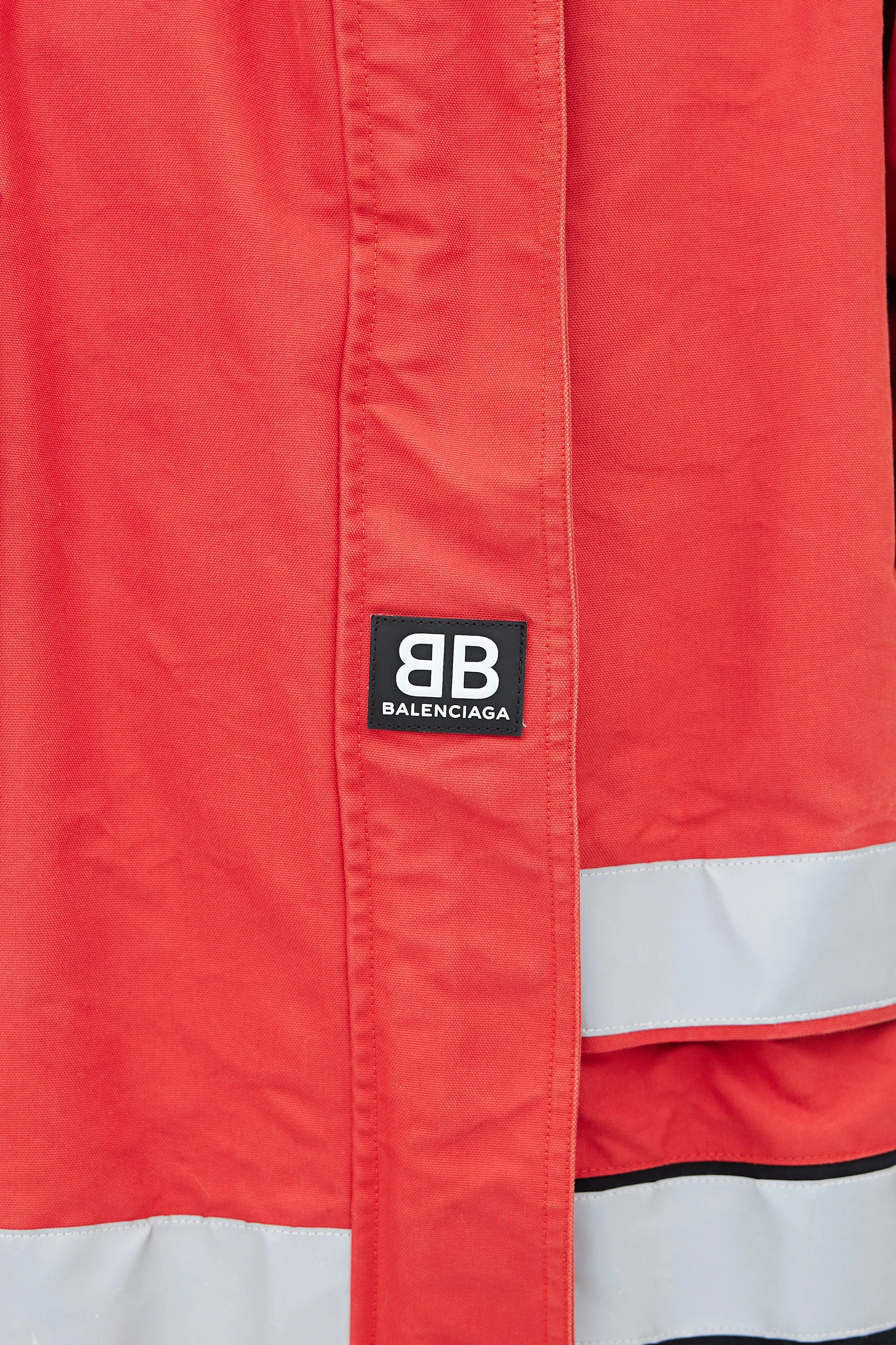 Resort 18 Red & Black Canvas Pulled Parka