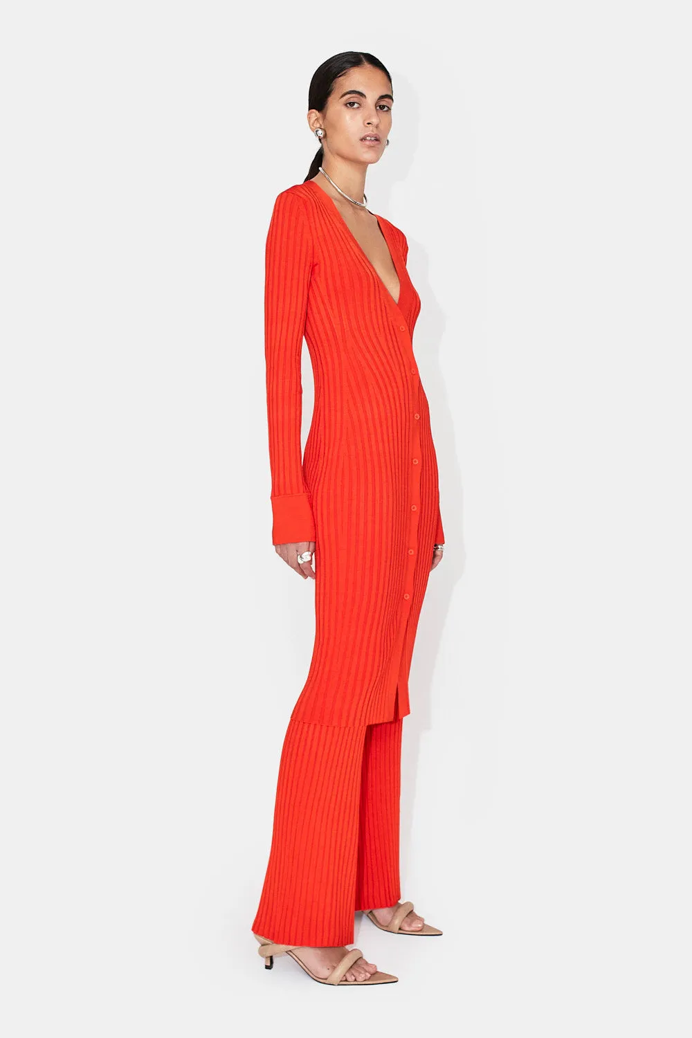 Rhea Lounge Dress - Coral