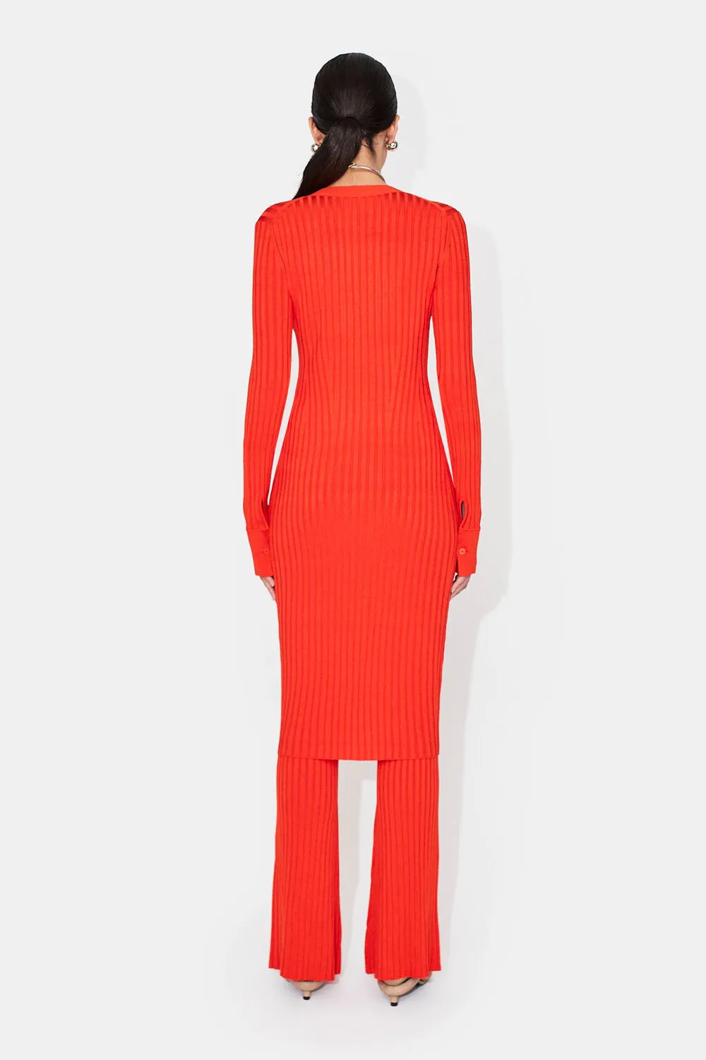 Rhea Lounge Dress - Coral
