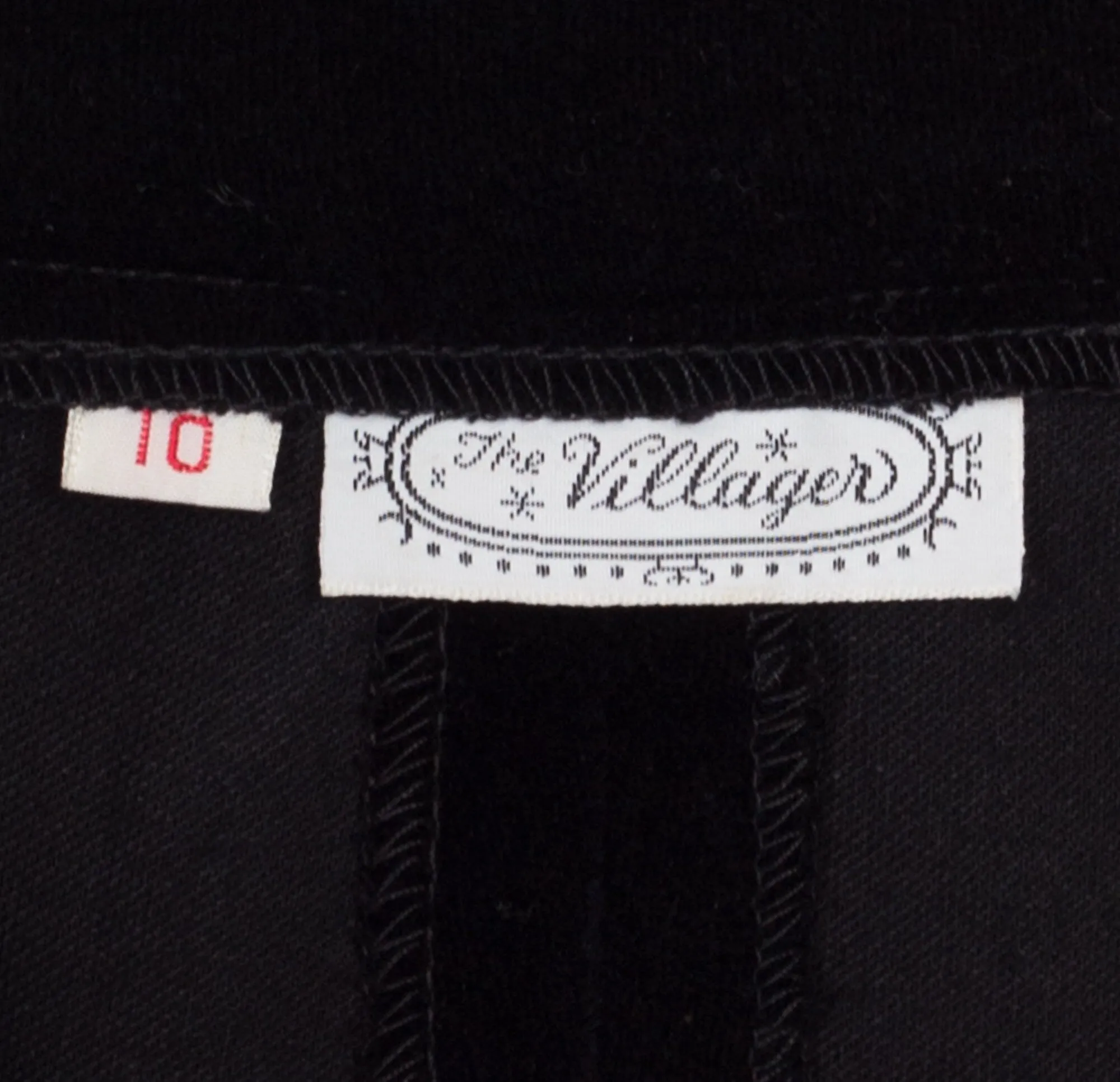 Small 70s Black Velvet Maxi Skirt 26.5"