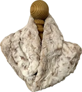 Snowy Owl Natural Infinity Scarf