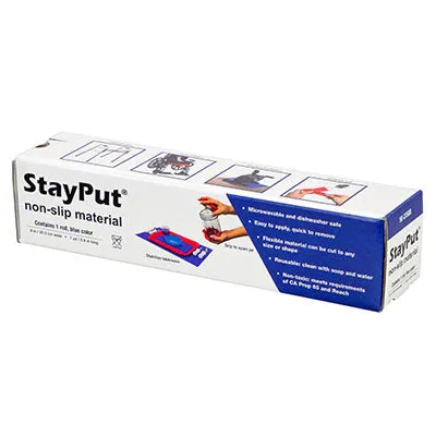 StayPut non-slip material, 8" x 1 yd roll, red