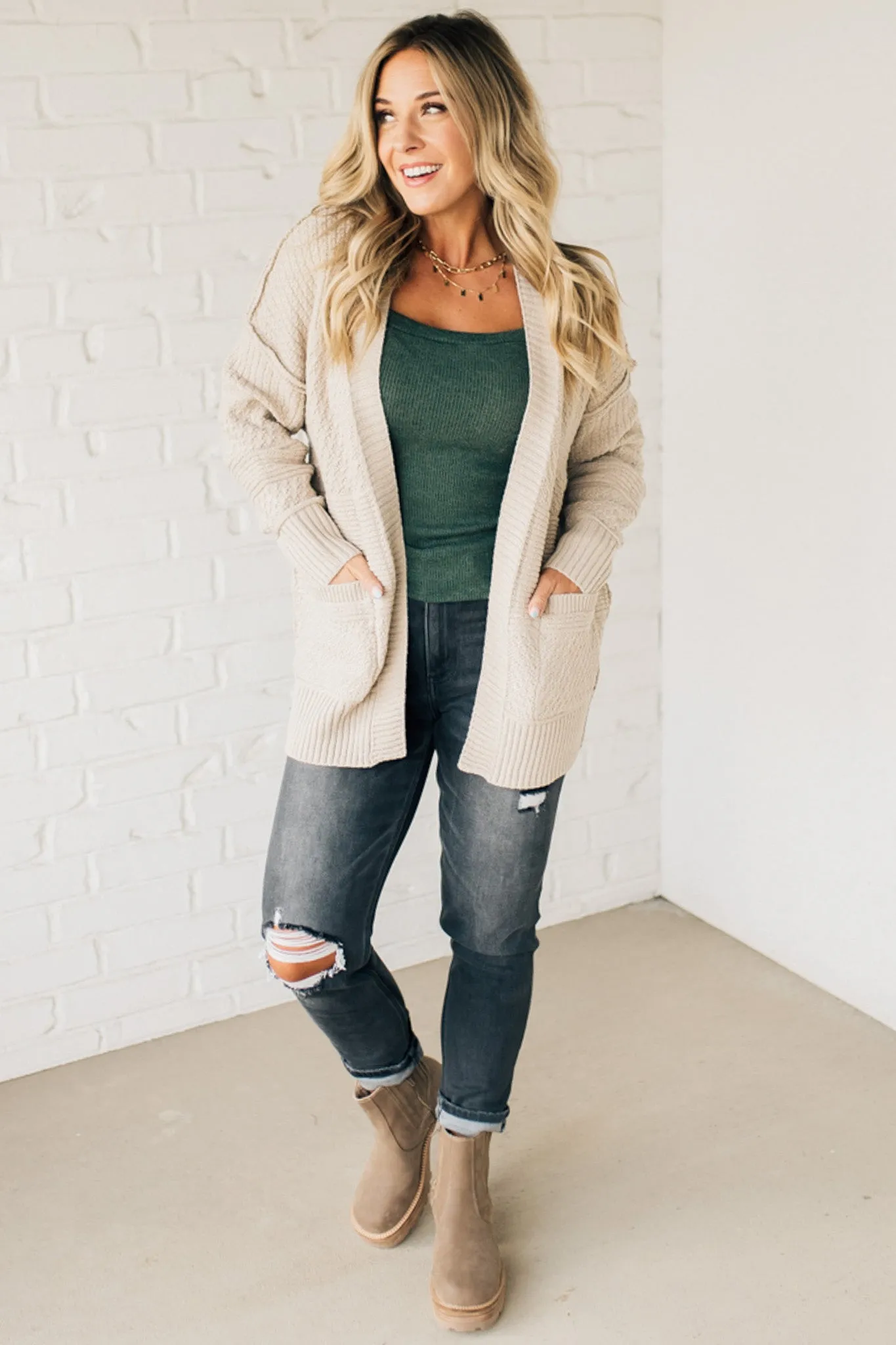 Tanner Textured Cardigan