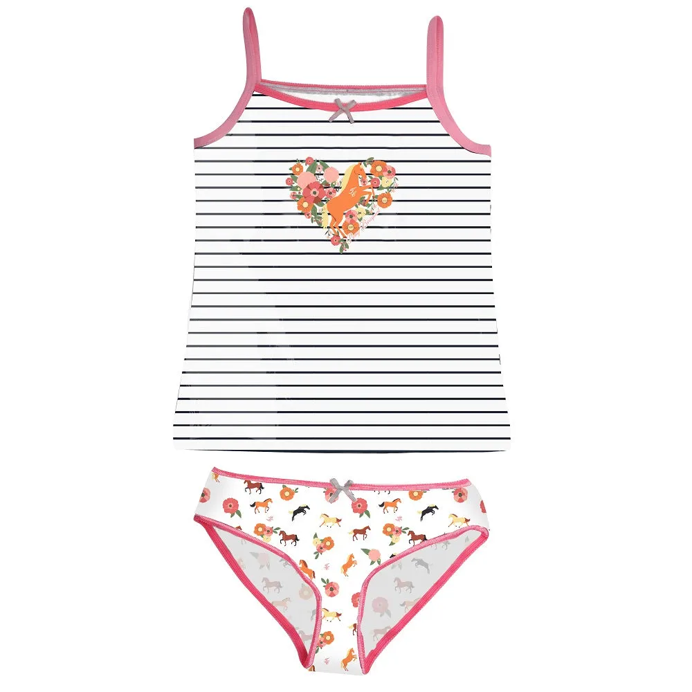 Thomas Cook Girls Anya Singlet & Underwear Pack Multi