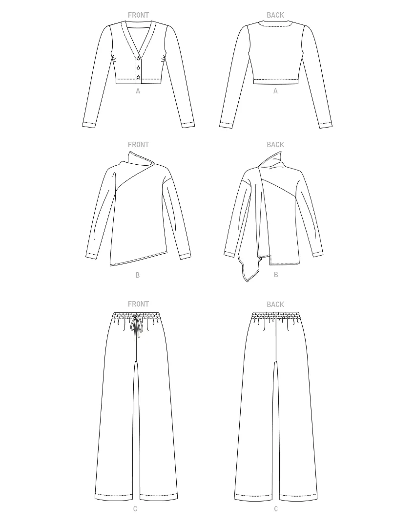 Vogue Pattern V1914 Miss Cardi Tunic & Pants