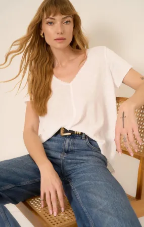 White Wearever Tee by Project Social T