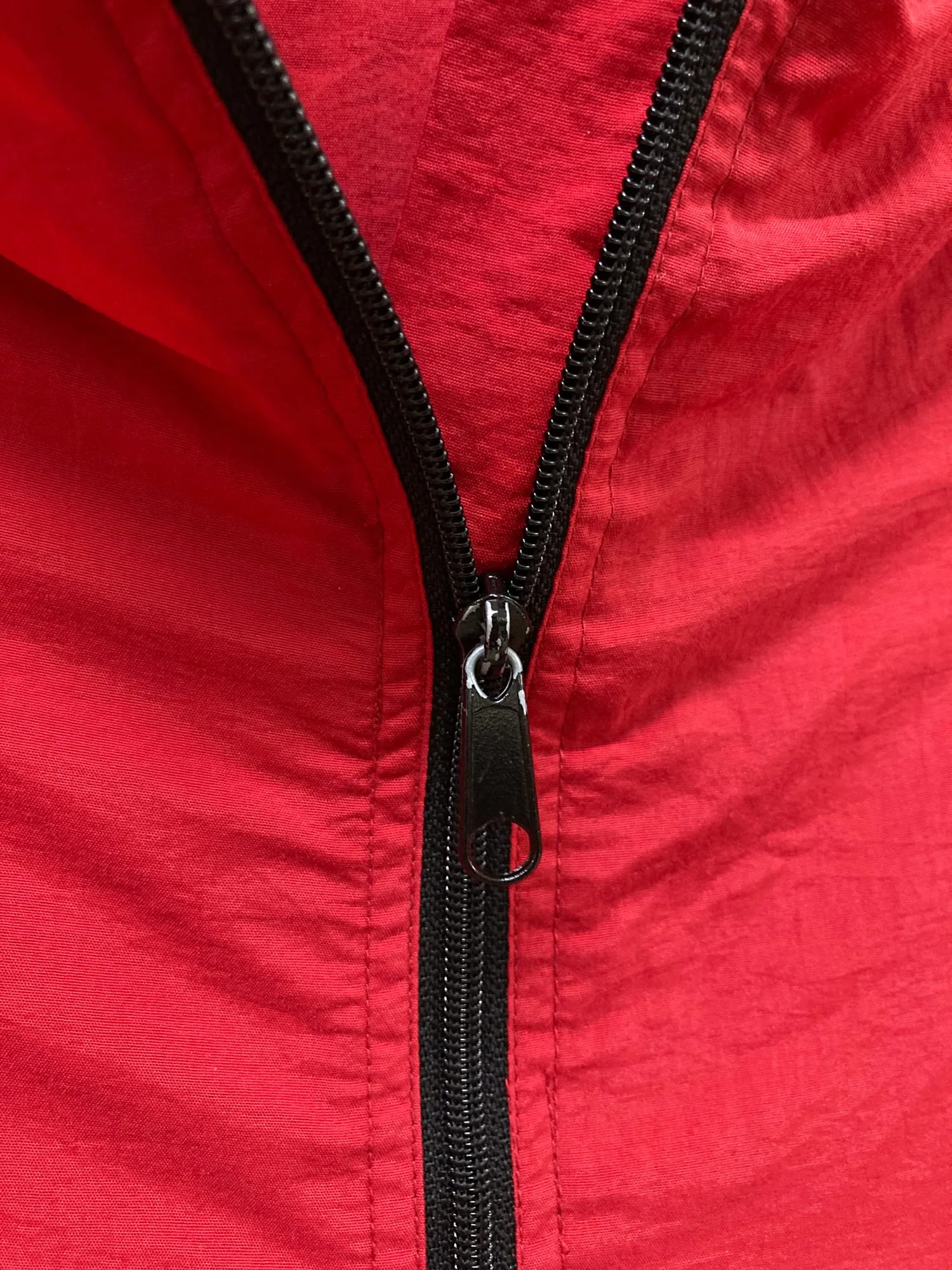 Y's for living Yohji Yamamoto red nylon hooded pullover parka