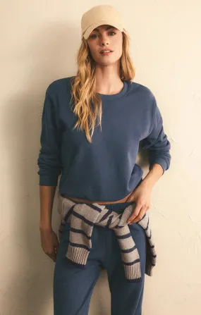 ZSU Classic Crew Sweatshirt in Midnight Blue